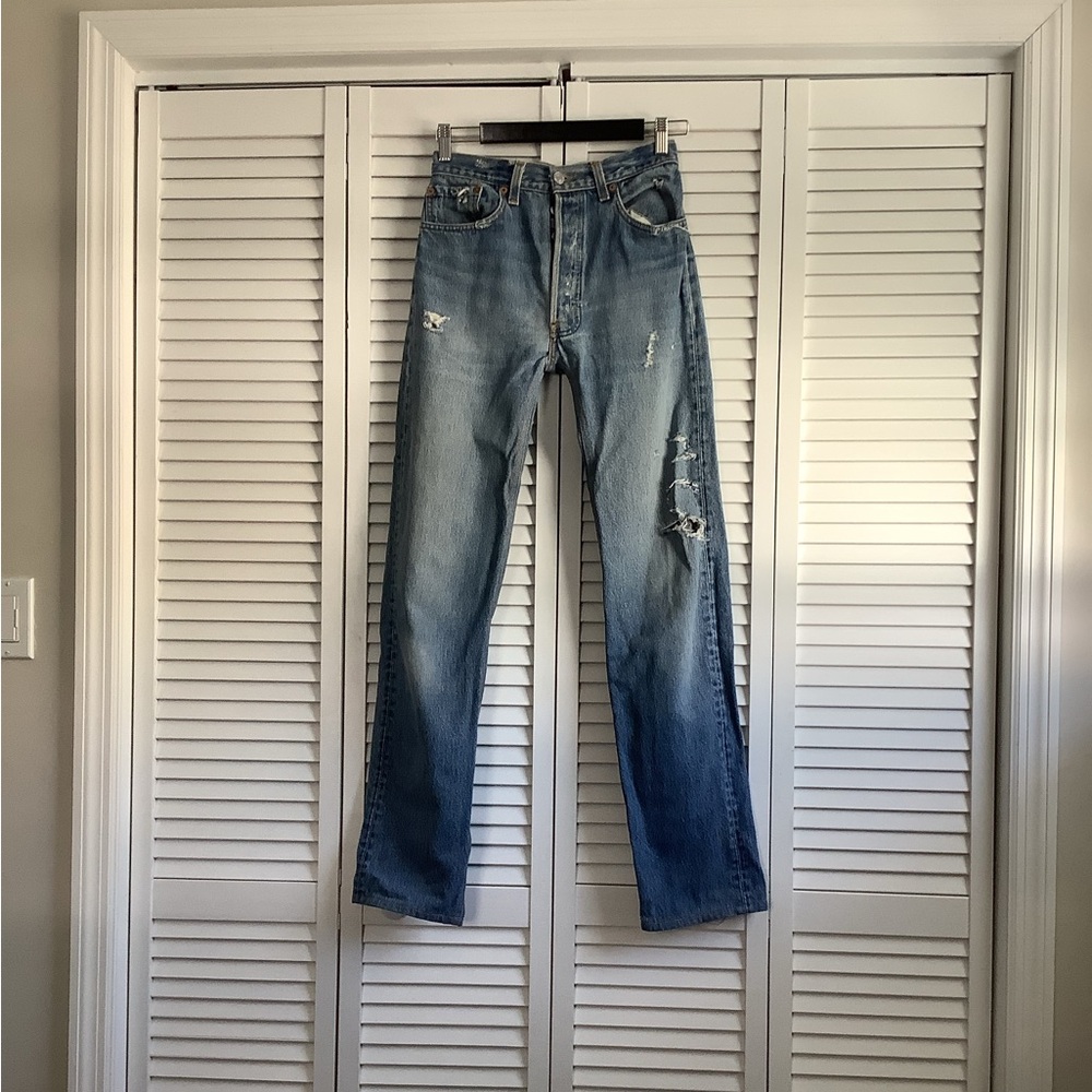 SAMARIA LEAH Zodiac “AQUARIUS” Jeans in Classic Rinse